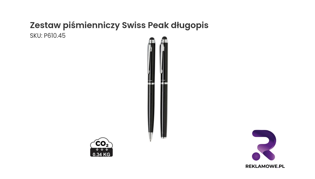 Zestaw piśmienniczy Swiss Peak z długopisem