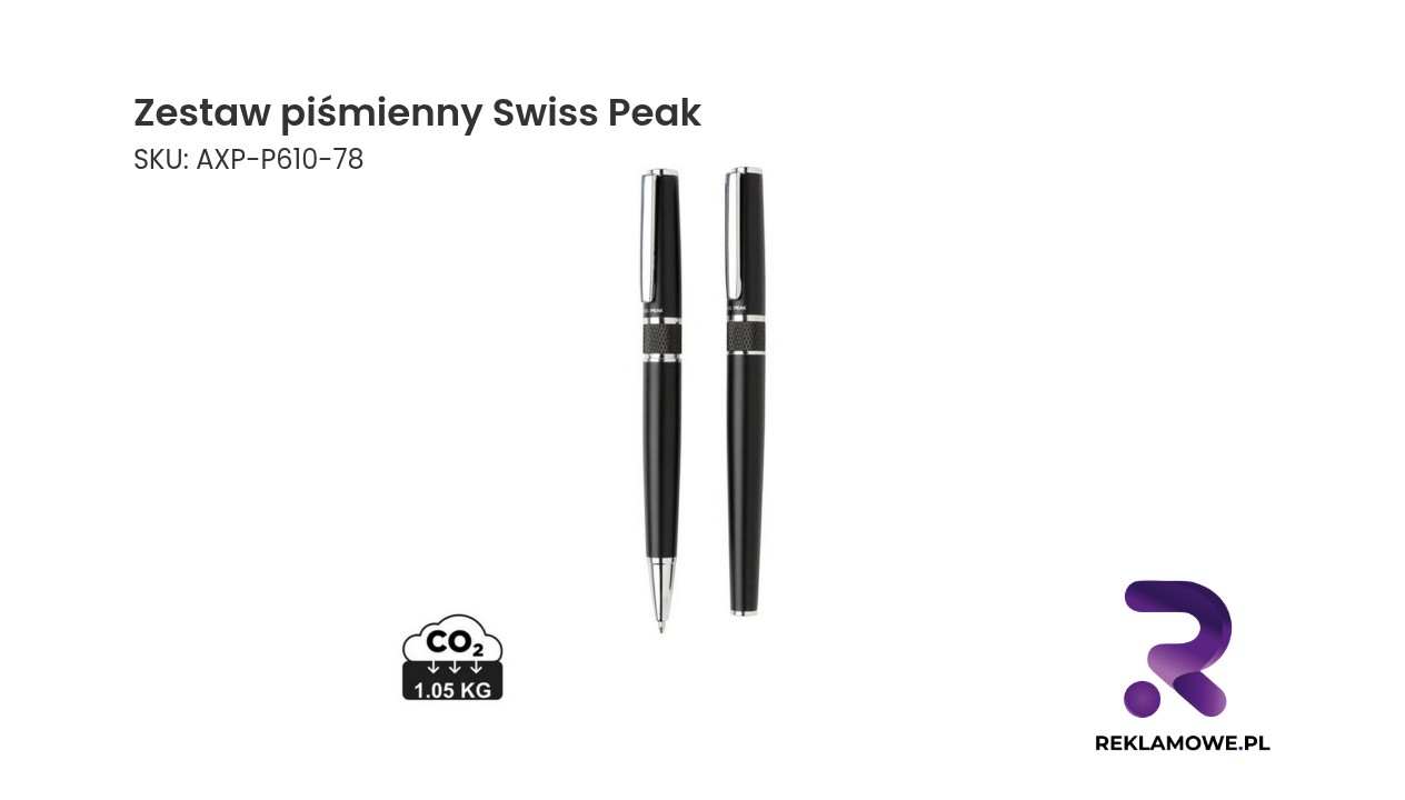Elegancki zestaw piśmienny Swiss Peak