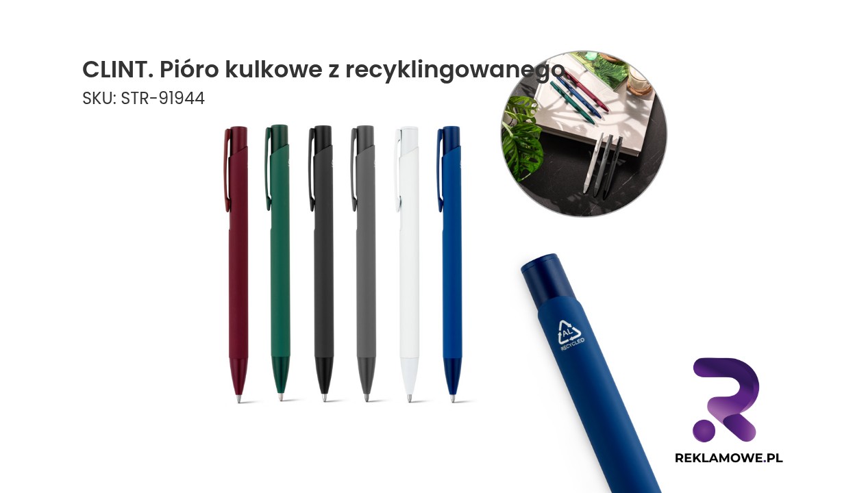 CLINT. Pióro kulkowe z recyklingowanego materiału