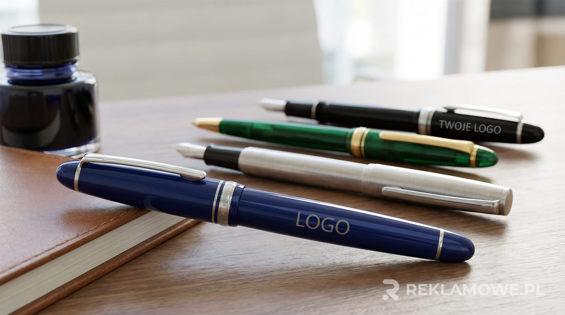 Ekran ekologiczny używany w procesie produkcji piór reklamowych