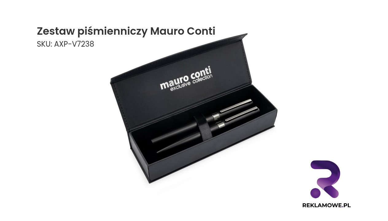 Zestaw piśmienniczy Mauro Conti długopis - elegancki komplet piśmienniczy