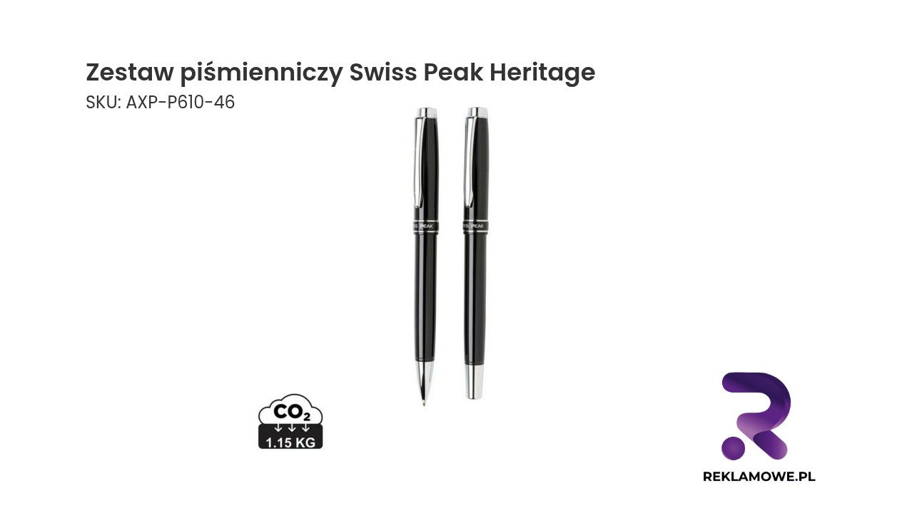 Zestaw piśmienniczy Swiss Peak Heritage – elegancki komplet do pisania